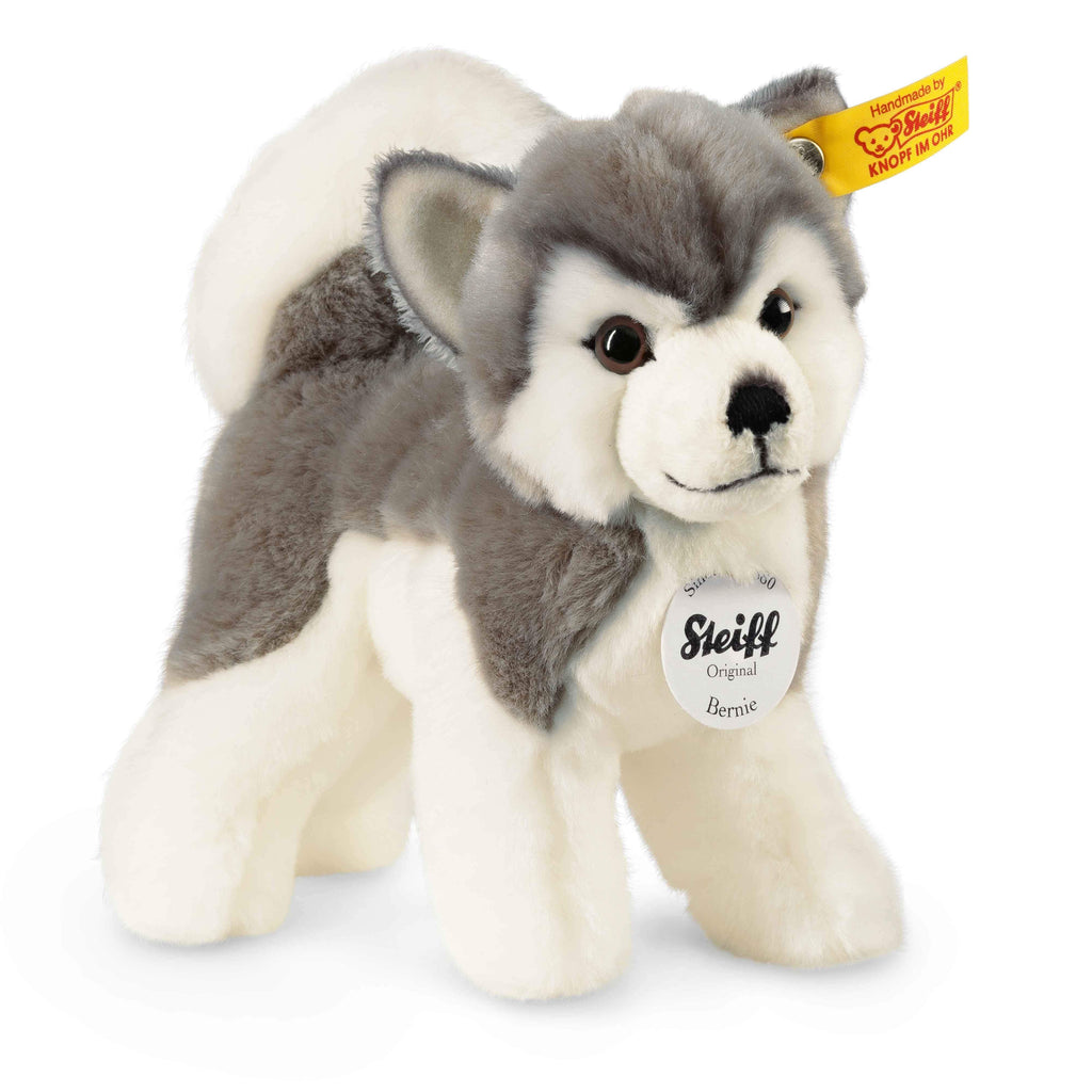 Steiff Bernie Husky, Grey/White