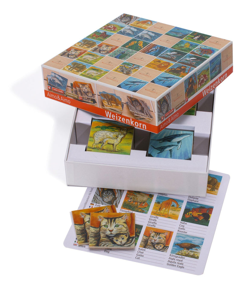 Weizenkorn Memo Games Animals