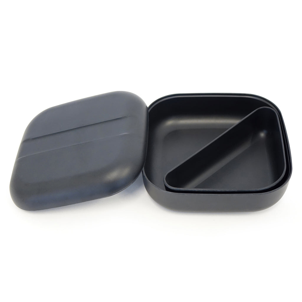 EKOBO Go Bento Lunch Box Square, Black - Da Da Kinder Store Singapore