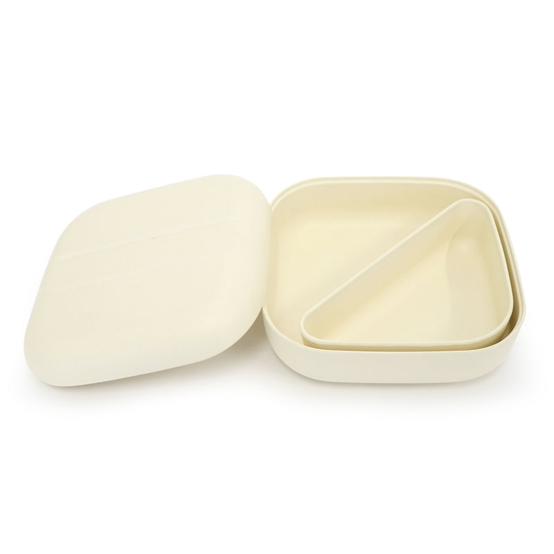 EKOBO Go Bento Lunch Box Square, White - Da Da Kinder Store Singapore
