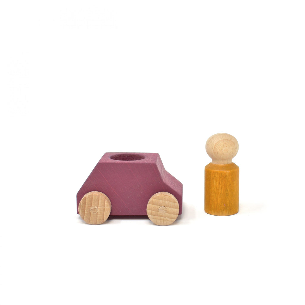 lubu lona Plum Wooden Toy Car