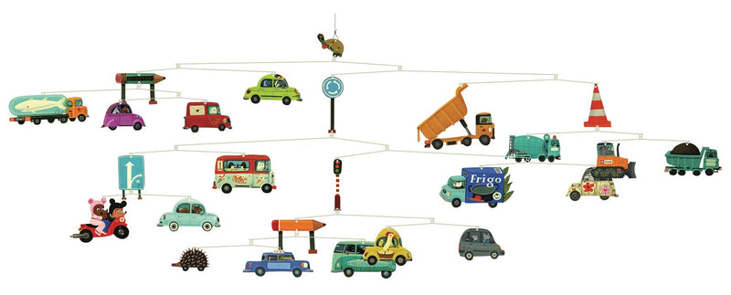 Djeco Mobile Polypro - Traffic - Da Da Kinder Store Singapore