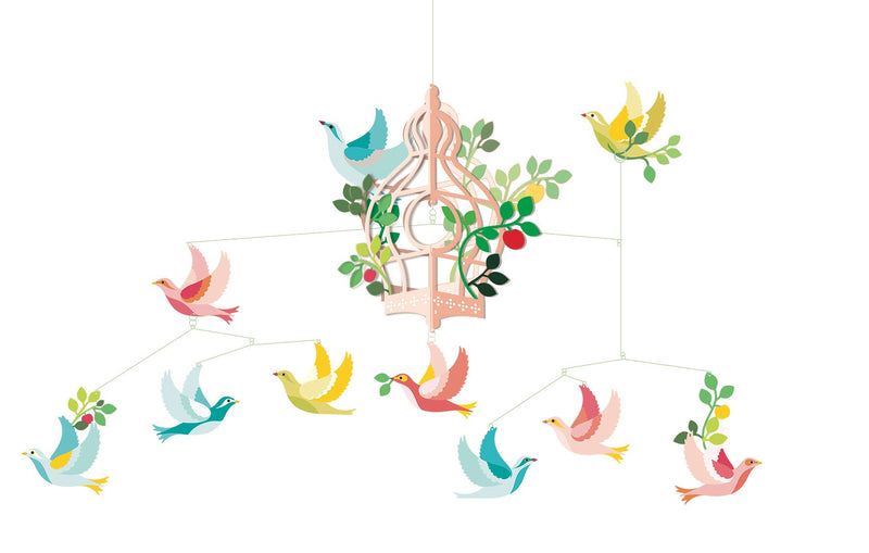 Djeco Mobile Polypro - Bird Cage - Da Da Kinder Store Singapore