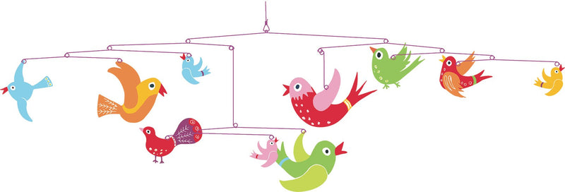 Djeco Mobile Polypro - Colourful Flight Of Fancy - Da Da Kinder Store Singapore