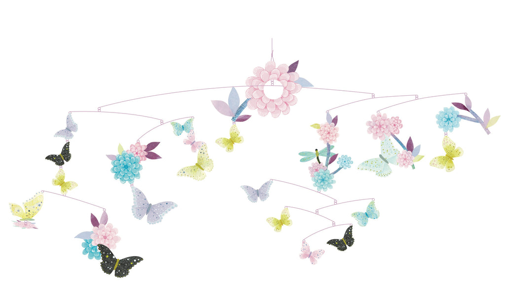 Djeco Mini Mobile - Mobile Butterfly Twirl - Da Da Kinder Store Singapore
