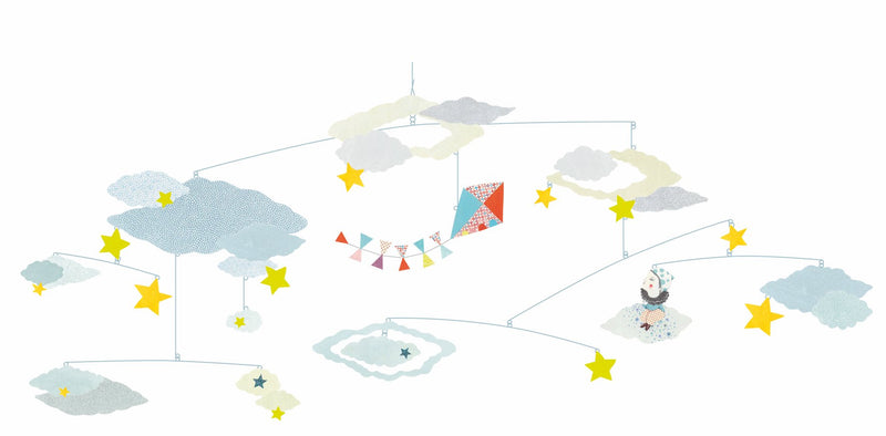 Djeco Mini Mobile - Mobile Head In The Clouds - Da Da Kinder Store Singapore