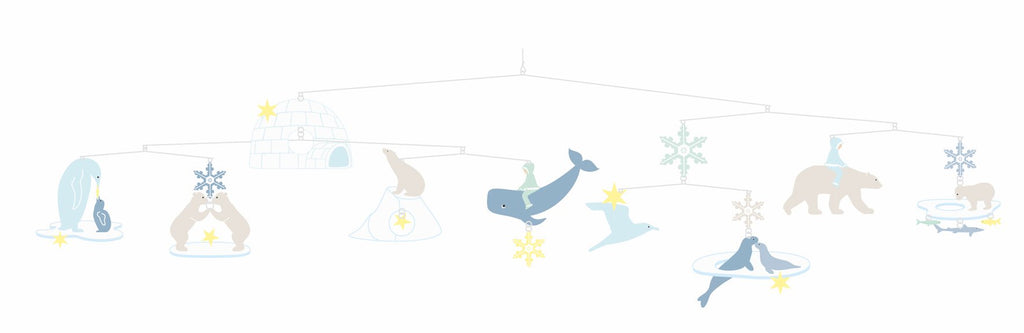 Djeco Mini Mobile - Polar Bears - Da Da Kinder Store Singapore