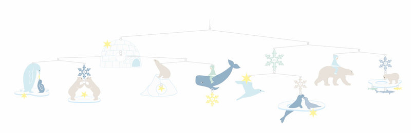 Djeco Mini Mobile - Polar Bears - Da Da Kinder Store Singapore