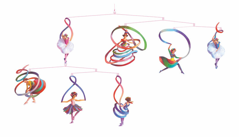 Djeco Mini Mobile - Ballet Dancers - Da Da Kinder Store Singapore