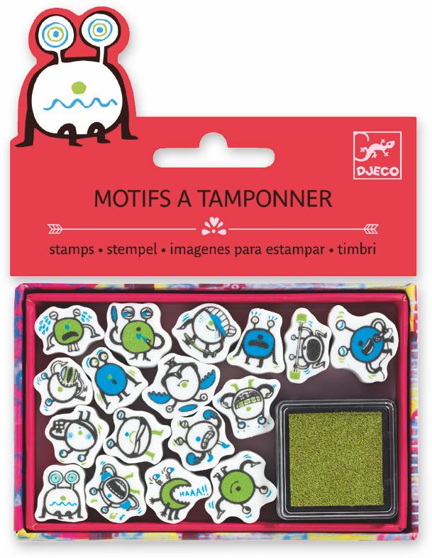 Djeco Mini Stamps - Emoticones - Da Da Kinder Store Singapore