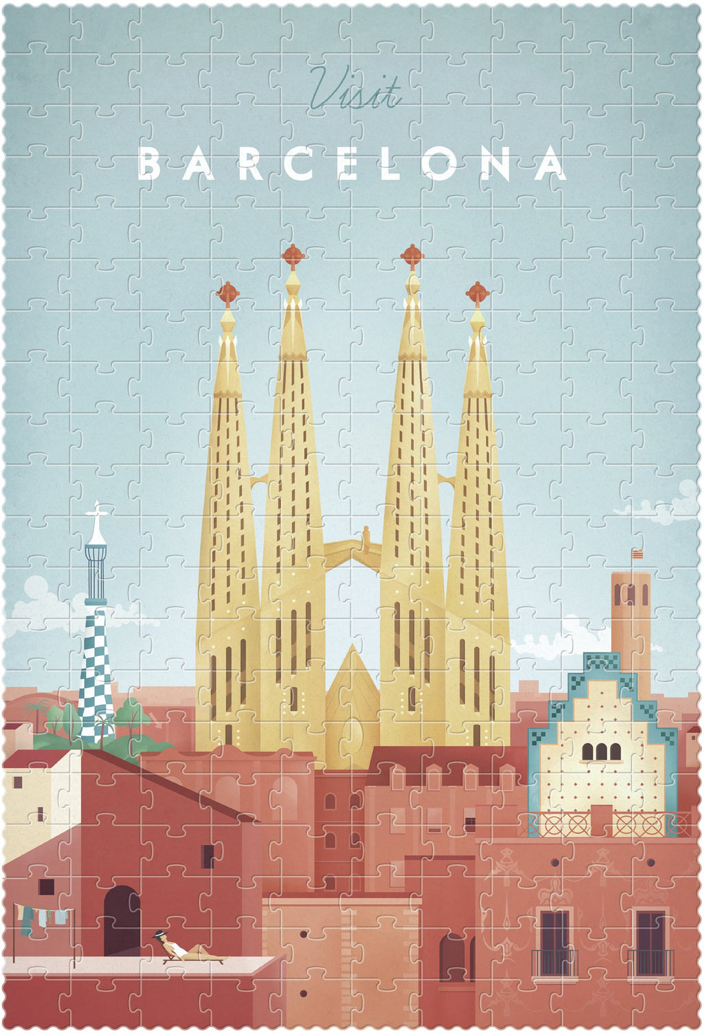 londji Puzzle Visit Barcelona 200 pcs