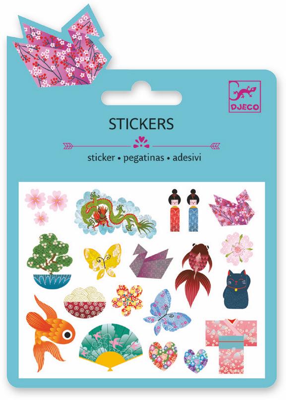 Djeco Mini Sticker - Motifs Japan - Da Da Kinder Store Singapore