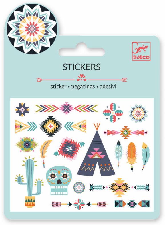 Djeco Mini Sticker - Western Style - Da Da Kinder Store Singapore