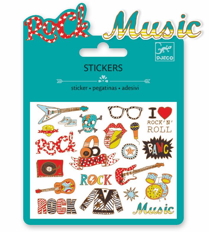 Djeco Mini Sticker - Pop Et Rock - Da Da Kinder Store Singapore