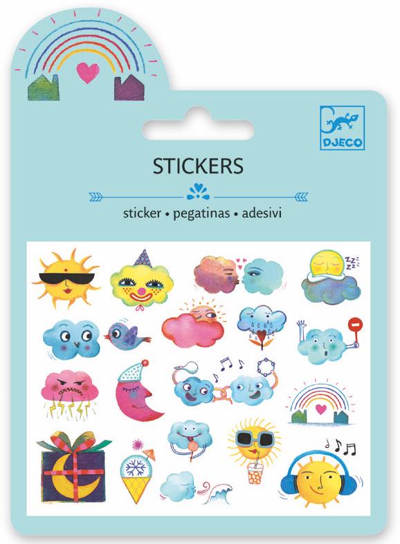 Djeco Mini Sticker - Meteo - Da Da Kinder Store Singapore