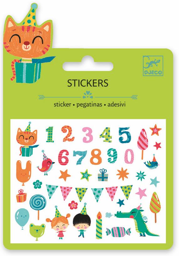 Djeco Mini Sticker - Birthday - Da Da Kinder Store Singapore