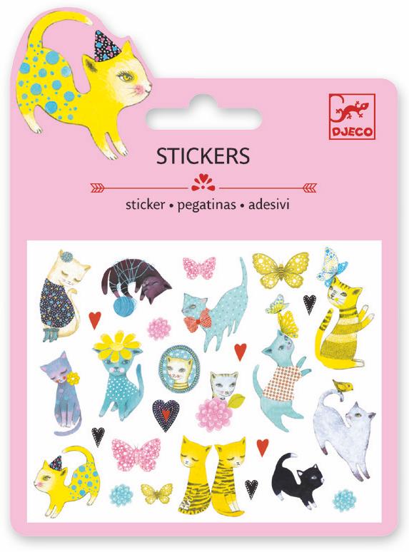 Djeco Mini Sticker - Cats - Da Da Kinder Store Singapore