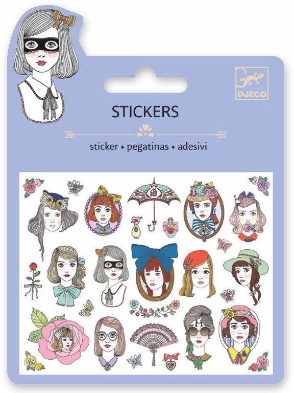Djeco Mini Sticker - Portraits - Da Da Kinder Store Singapore