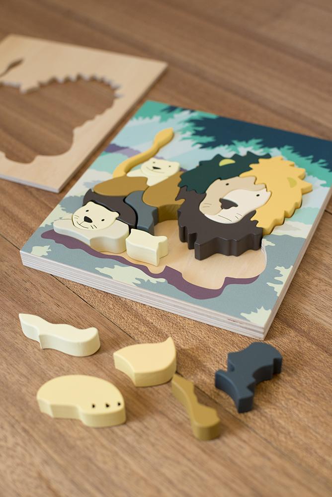 Eguchi Toys Puzzle Lion - Da Da Kinder Store Singapore