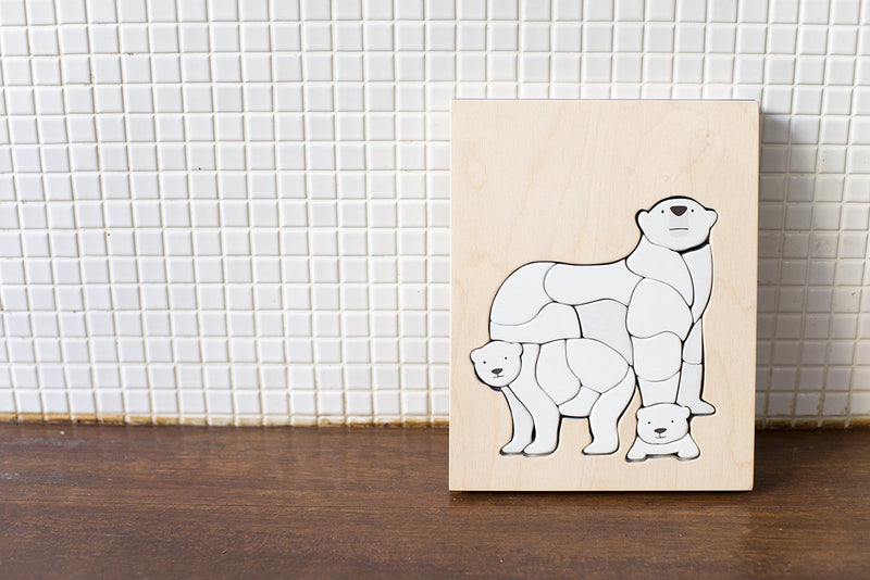 Eguchi Toys Puzzle Polar Bear - Da Da Kinder Store Singapore